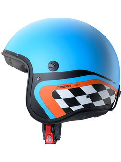 Kask otwarty Caberg Freeride X Daytona niebiesko-pomarańczowy