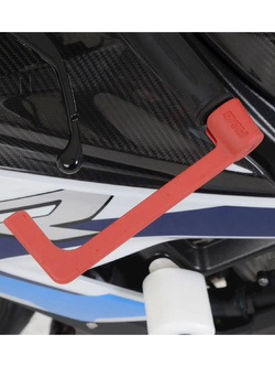 Osłona dźwigni hamulca/ sprzęgła R&G BMW M 1000 RR (21-24)/ S 1000 RR (23-)/ Kawasaki Versys 650 (22-24) czerwona
