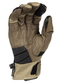 Rękawice motocyklowe Klim Adventure GTX Short brązowe