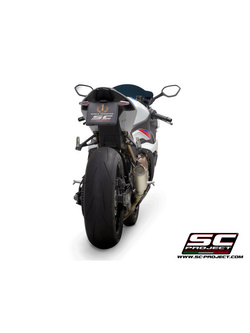Tłumik SC-Project, CR-T Carbon / Tytan (Z tytanową siatką na wylocie) (Slip On) - BMW S 1000 RR [20-22]
