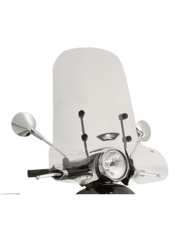 Szyba do skutera Kappa Piaggio Vespa Primavera 50/ 125/ 150 (14-) przezroczysta [mocowanie w zestawie]