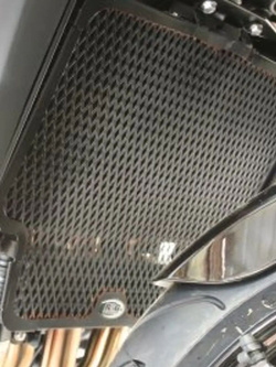 Osłona chłodnicy R&G aluminiowa do Triumpha Speed Triple (10) czarna