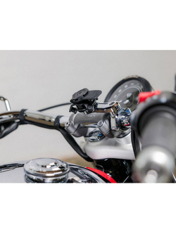 Uchwyt montowany na kierownicy motocykla Quad Lock PRO chromowany