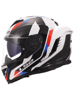 Kask integralny LS2 FF818 Storm III Sporty biało-niebiesko-czerwony