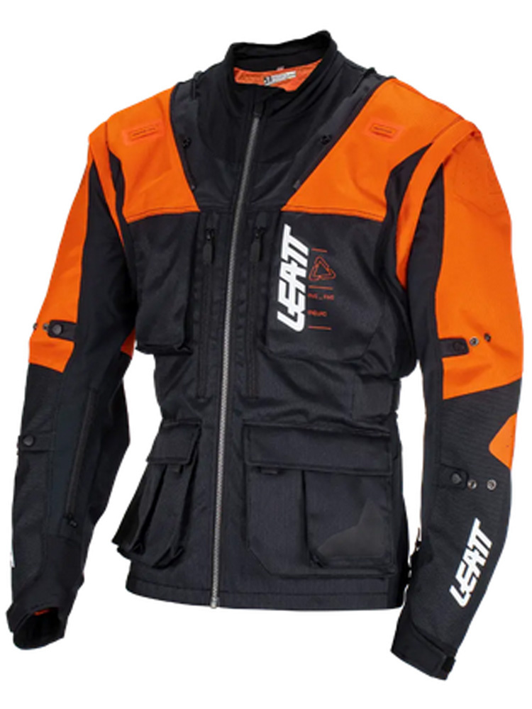 Kurtka enduro Leatt Moto 5.5 Enduro pomarańczowa