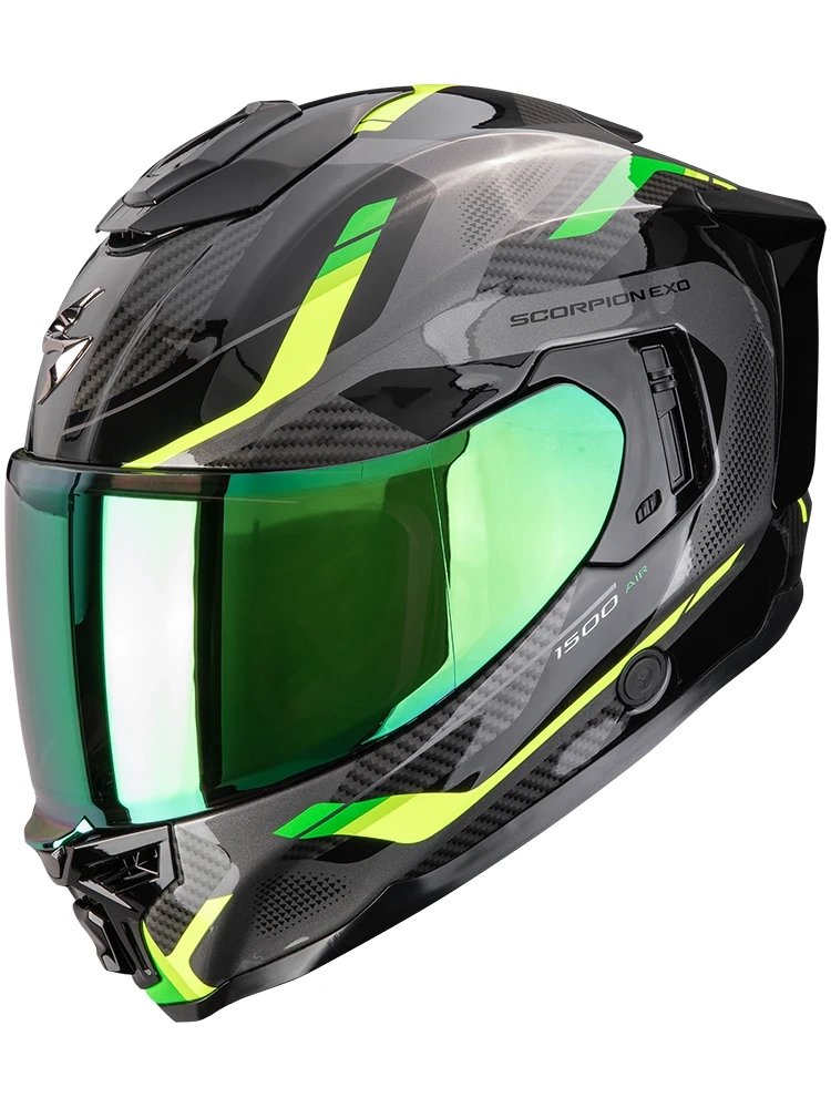 Kask integralny Scorpion EXO-1500 AIR Sleek czarno-zielony