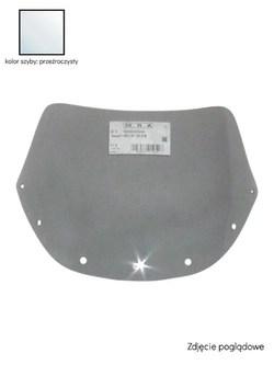 Szyba motocyklowa MRA Oryginalna "O" Kawasaki Z 1000 R [-16][przezroczysta]