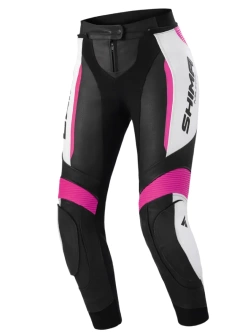 Kombinezon motocyklowy dwuczęściowy damski Shima Miura 2.0 czarno-biało-różowy