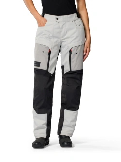 Spodnie motocyklowe damskie tekstylne REV’IT! Outback 5 H2O szaro-czarne