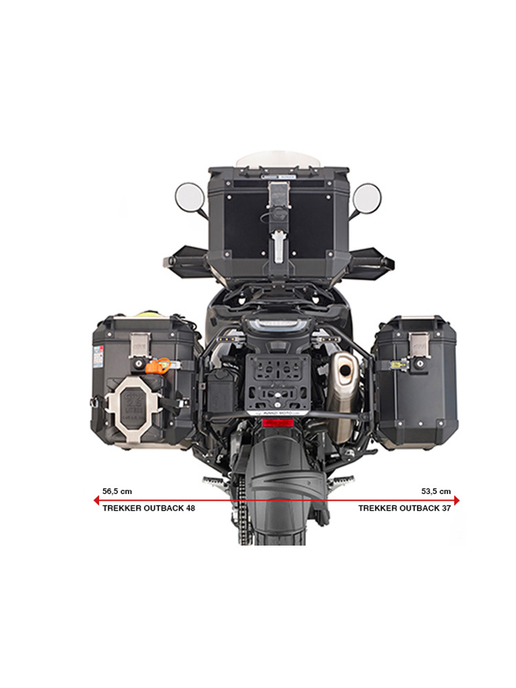Stelaż kufrów bocznych Monokey Cam-Side GIVI PL One-Fit Husqvarna Norden 901 (22-)