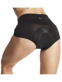 Bokserki termoaktywne damskie SIXS 4-Season z wkładką amortyzującą czarne