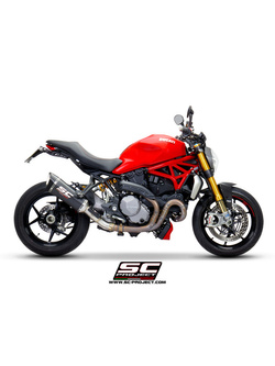 Tłumik SC-Project SC1-R Carbon / Titanium (Slip on) - Ducati Monster 1200 / S / R [17-21]
