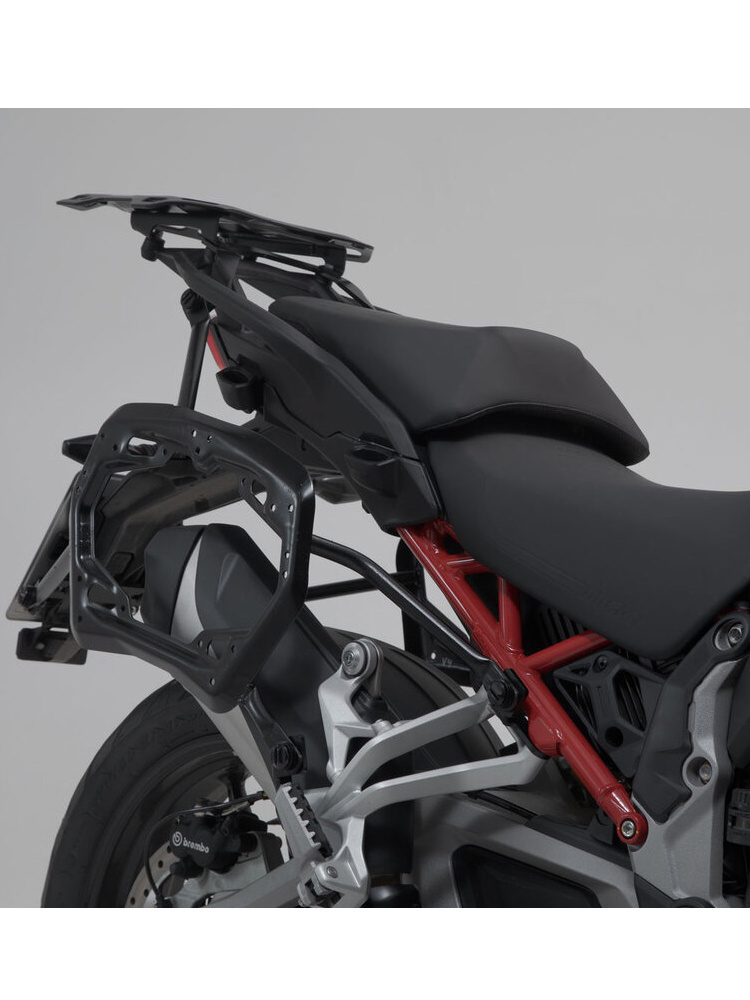 Zestaw: kufry boczne + stelaż PRO ABS ® Aero System Sw-Motech do Ducati Multistrada V4 / S / V4 Pikes Peak (20-)/ Rally (23-)