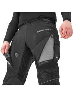 Spodnie motocyklowe tekstylne Shima Tracker czarne