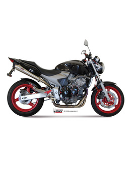 Tłumik motocyklowy Slip-On (X-Cone) MIVV do Honda Hornet 600 (03-06) srebrny