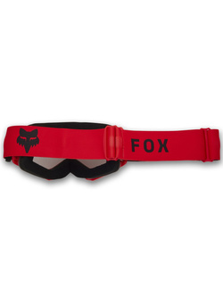 Gogle motocyklowe dziecięce z Fox Main Core czerwono-czarne