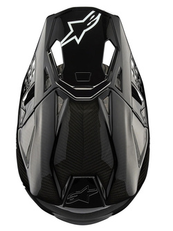 Kask enduro Alpinestars MX Supertech M10 Solid czarny