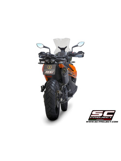Tłumik SC-Project X-Plorer II Carbon / Titanium (Slip on) - KTM 890 Adventure / A2 [21]
