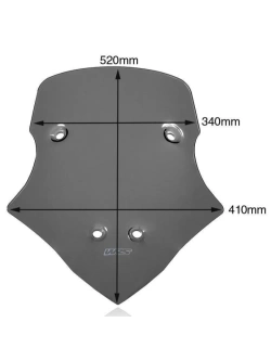 Szyba motocyklowa WRS Touring Ducati Multistrada V4/ S/ Sport/ Rally (20-), Pikes Peak (22-) mocno przyciemniana