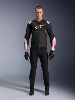Kurtka motocyklowa tekstylna Alpinestars T-SPS Air V2 czarno-biało-czerwona
