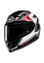 Kask integralny dziecięcy HJC Y10 Cric srebrno-biało-czerwony