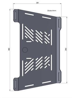 Poszerzenie bagażnika Hepco&Becker BMW R 1200 GS LC (13-18) 