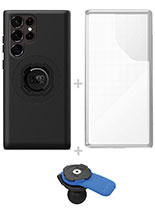 Zestaw: etui MAG na telefon Samsung Galaxy S22 Ultra (magnetyczne) + wodoodporny pokrowiec MAG + uchwyt kulowy Quad Lock