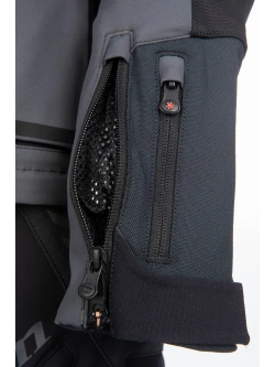 Kurtka motocyklowa tekstylna damska Klim Sedona szaro-czarna