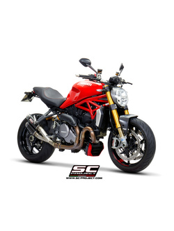 Podwójny tłumik SC-Project Twin GP70-R Carbon / Titanium (Slip on) - Ducati Monster 1200 / S / R [17-21]