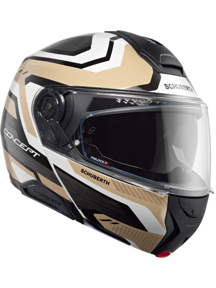 Kask szczękowy Schuberth Concept Kinetic brązowo-biało-szary