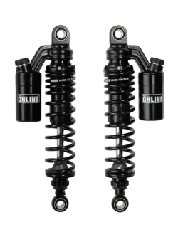 Zestaw amortyzatorów motocyklowych tylnych Ohlins STX36P Twin Blackline Harley Davidson XL/ XLH 883, XL 1200 (wybrane modele)