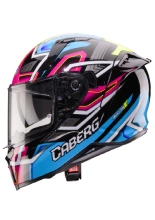 Kask integralny Caberg Avalon X Brama czarno-różowo-niebieski matowy