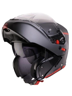 Kask szczękowy Caberg Horus X Ray szaro-czarno-czerwony matowy