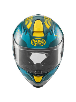 Kask integralny Premier Hyper XR21 niebiesko-żółty