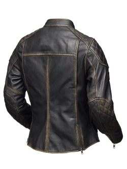 Kurtka motocyklowa damska skórzana Modeka Phinix brązowa