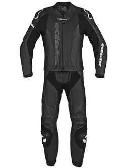 Kombinezon motocyklowy dwuczęściowy Spidi Laser Touring czarno-biały