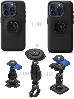 Zestaw 360 Quad Lock: etui na telefon iPhone 15 Pro + wybrane komponenty