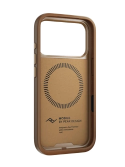 Etui Peak Design Mobile Everyday Clarino Loop iPhone 17 Pro Max brązowe