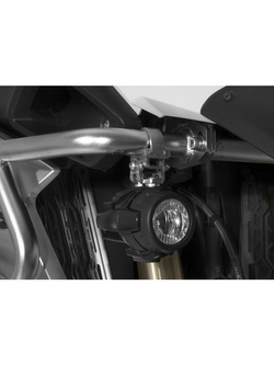 Zestaw adapterów do montażu oryginalnych reflektorów BMW LED na gmolach Touratech do wybranych modeli BMW srebrny