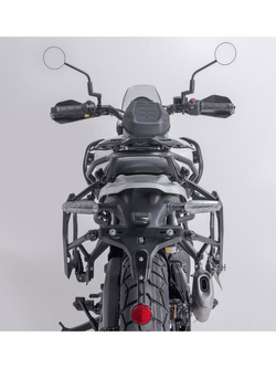 Zestaw: kufry boczne TRAX ADV + stelaże PRO SW-Motech Royal Enfield Himalayan 450 (23-) srebrne [poj.: 2 x 45 L]
