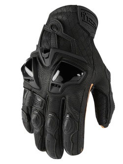 Rękawice motocyklowe Icon Hypersport Short czarne