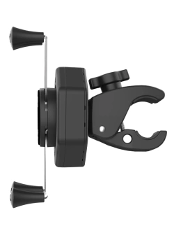 Uchwyt na telefon RAM X-Grip duży z adapterem tłumiącym wibracje i klamrą zaciskową Tough-Claw