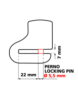 Blokada tarczy hamulcowej Lampa [trzpieńØ - 5,5mm]