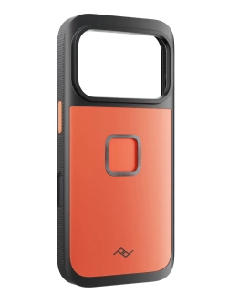 Etui Peak Design Mobile Gnar Case do smartfona Iphone 17 Pro czarno-pomarańczowe