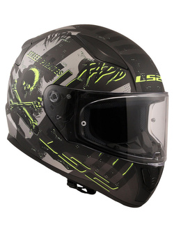 Kask integralny LS2 FF353 Rapid II Pirates titanium matowy