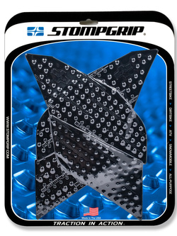 Pady boczne na zbiornik Stompgrip Volcano do Aprilia Dorsoduro 1200 (11-13), 750 (09-15), 750 ABS (14-16), 900 (17-21) czarne