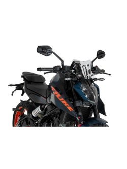 Szyba motocyklowa sportowa PUIG KTM 125 Duke (24-)/ 390 Duke (24-) przeźroczysta
