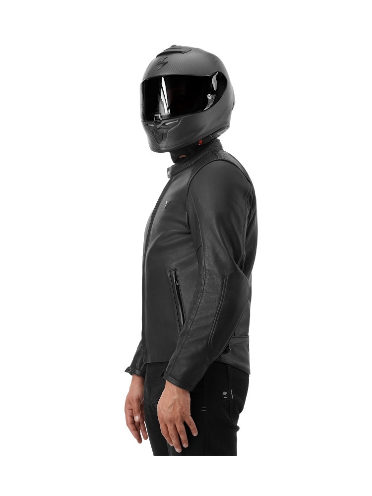 Kurtka motocyklowa skórzana Shima Hunter 3.0 czarna
