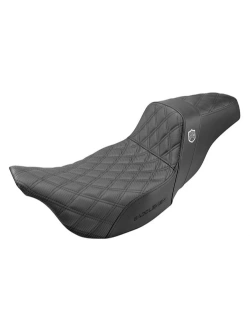 Kanapa motocyklowa dla kierowcy i pasażera Saddlemen SDC Performance Pro Series Gripper Harley Davidson (wybrane modele) (08-24) czarna