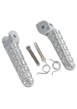 Podnóżki motocyklowe kierowcy BikeTec Ducati Monster 696/ 796 (09-13) srebrne